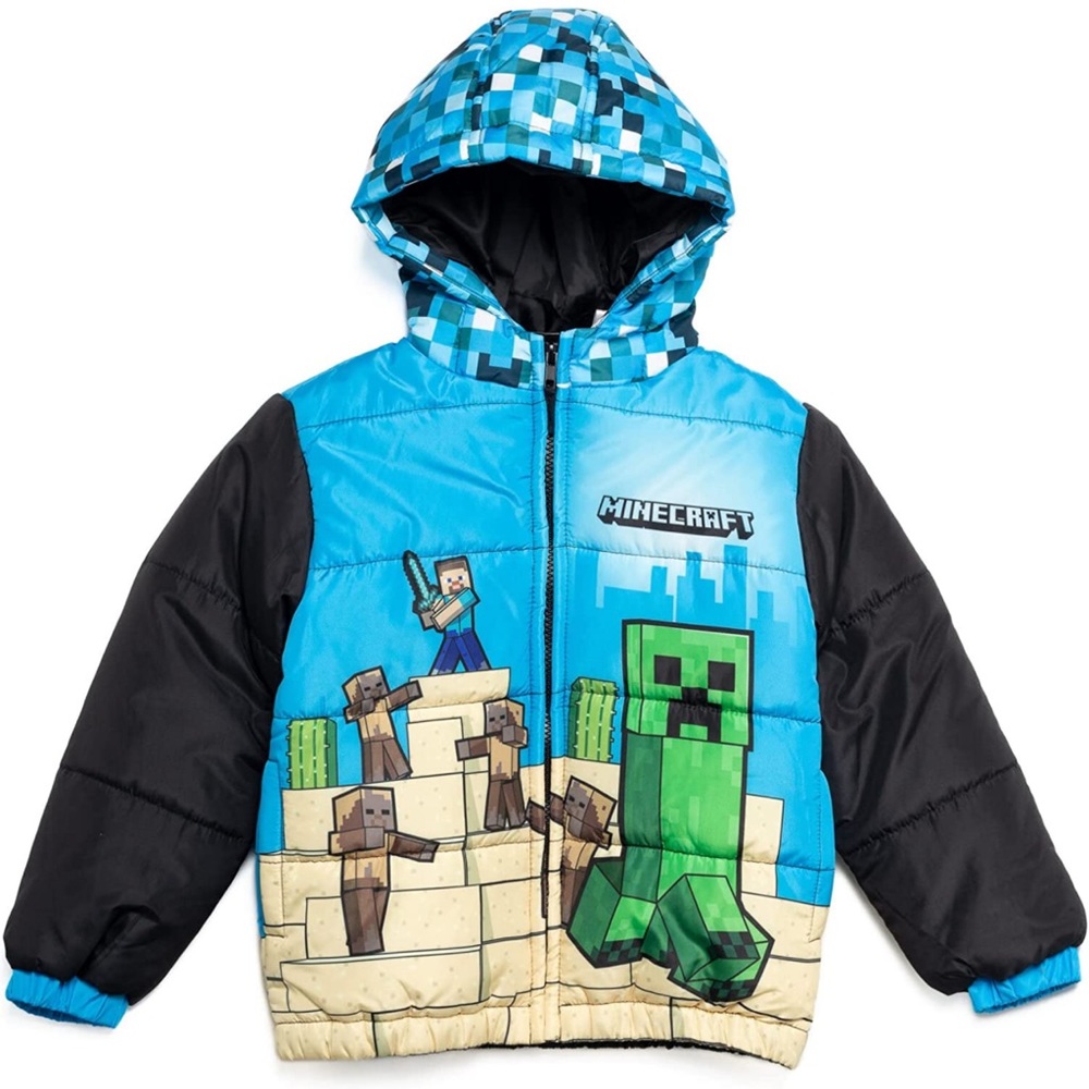 Minecraft Puffer jacket.